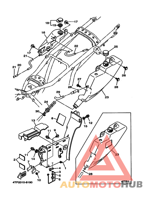 Oil tank assy