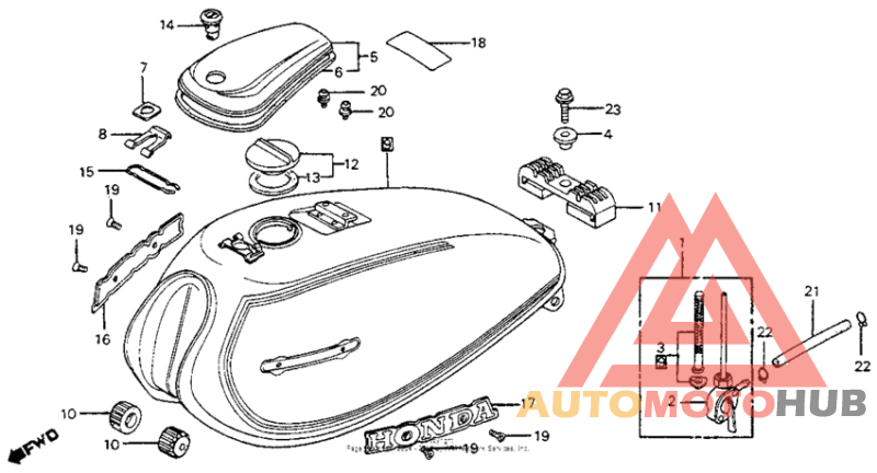 Fuel tank 80-81