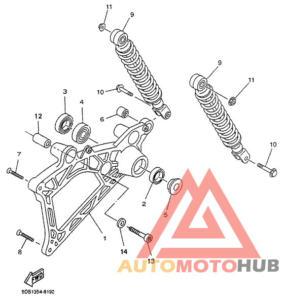 Rear arm. suspension