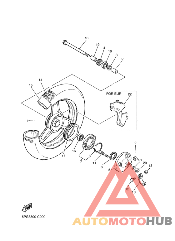 Переднее колесо