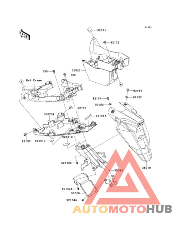 Задний бампер