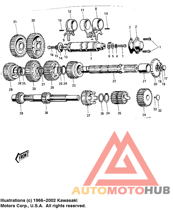 Transmission/change drum