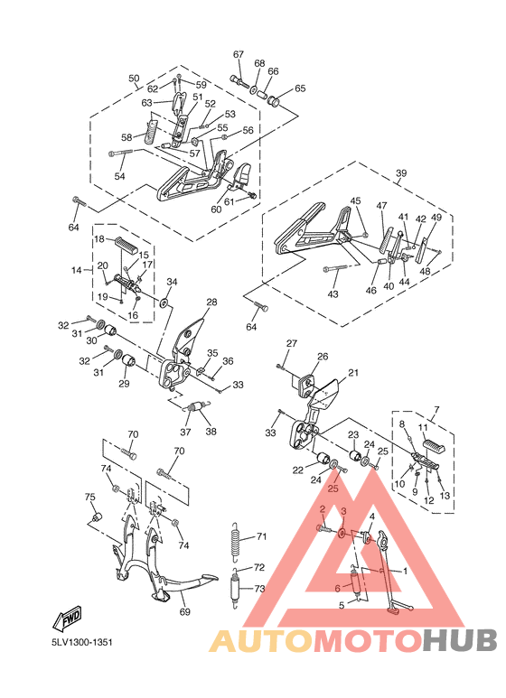Stand. footrest