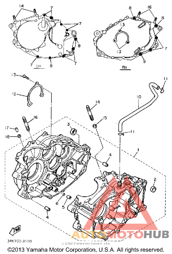 Картер двигателя
