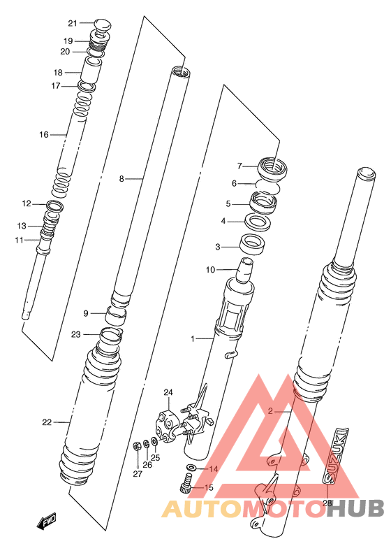 Передняя вилка