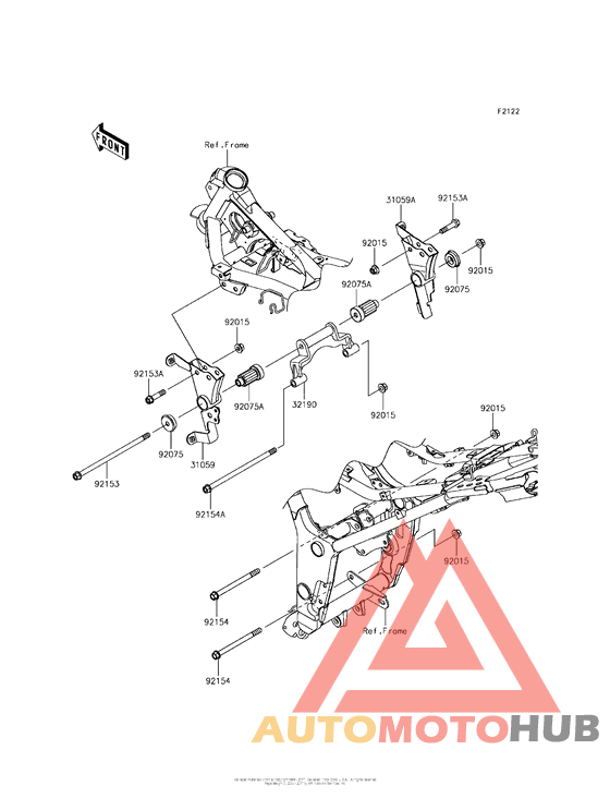 Engine Mount (Bgf-Bhfa)