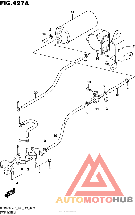 Evap System (Gsx1300Ral6 E33)