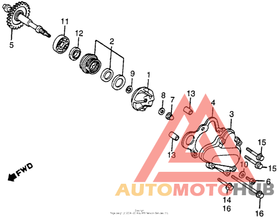 Water pump 82-83
