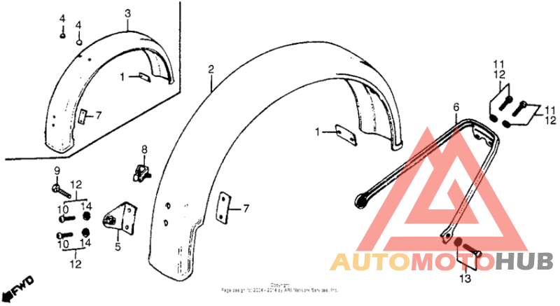 Задний бампер