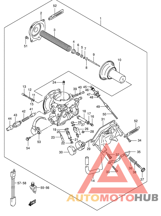 Carburetor assy