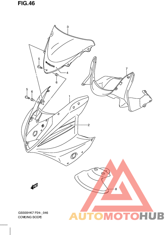 Cowling body