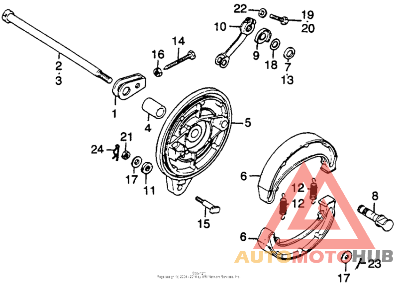 Задний тормоз