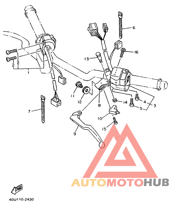 Handle switch. lever