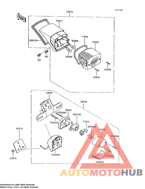 Taillight unit ass`y