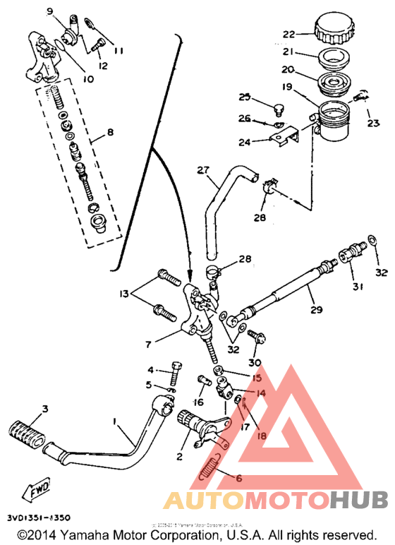 Задний торм цилиндр