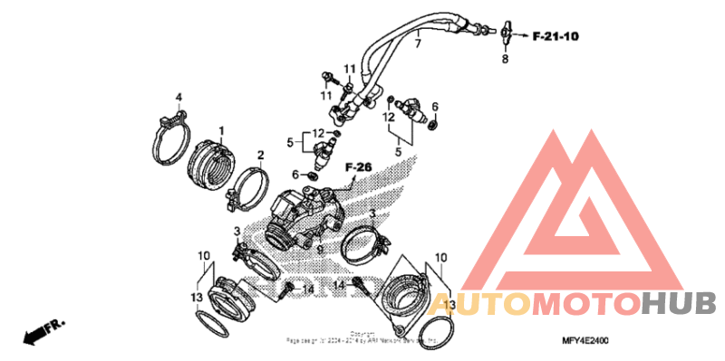 Intake manifold + injector