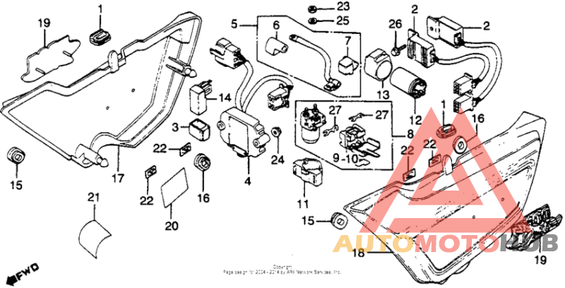 Side cover + spark unit + rectifier