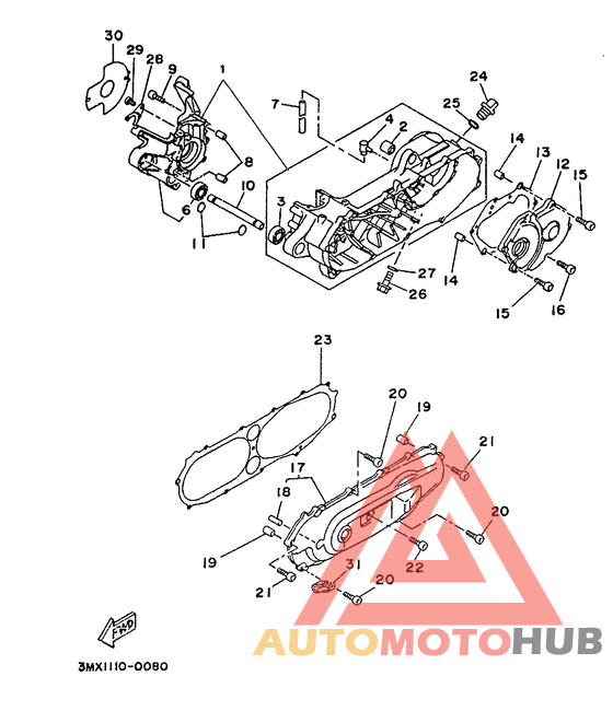 Картер двигателя