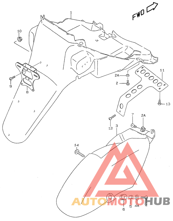Заднее крыло