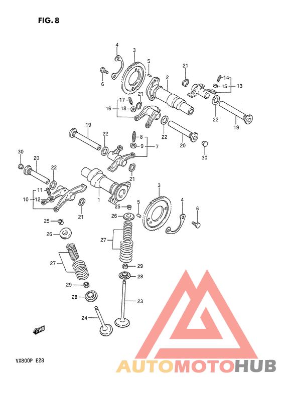 Распредвал -клапана