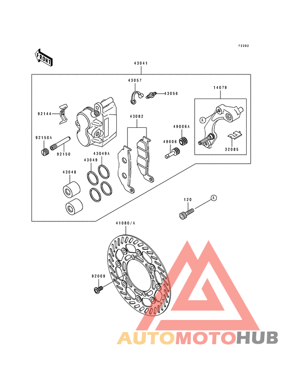 Передний суппорт