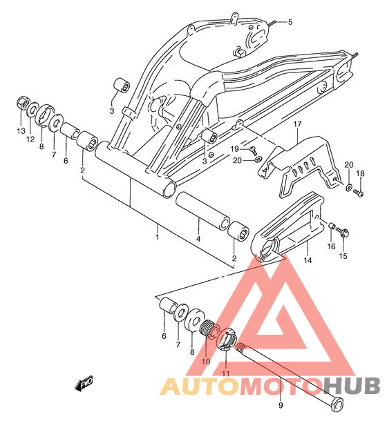Маятник задний