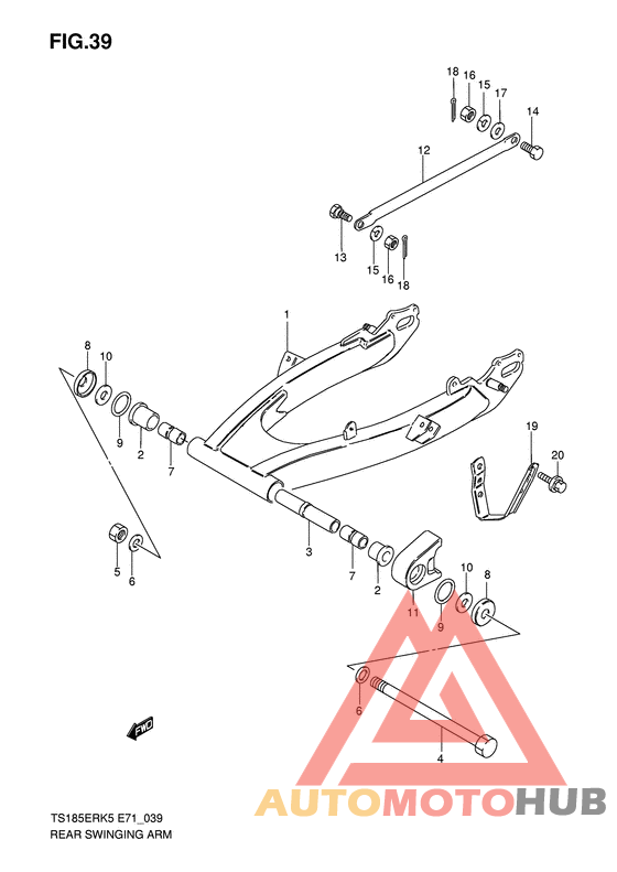 Маятник задний