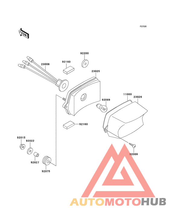 Taillight unit ass`y