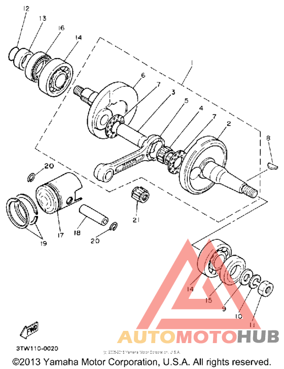 Коленвал,поршни