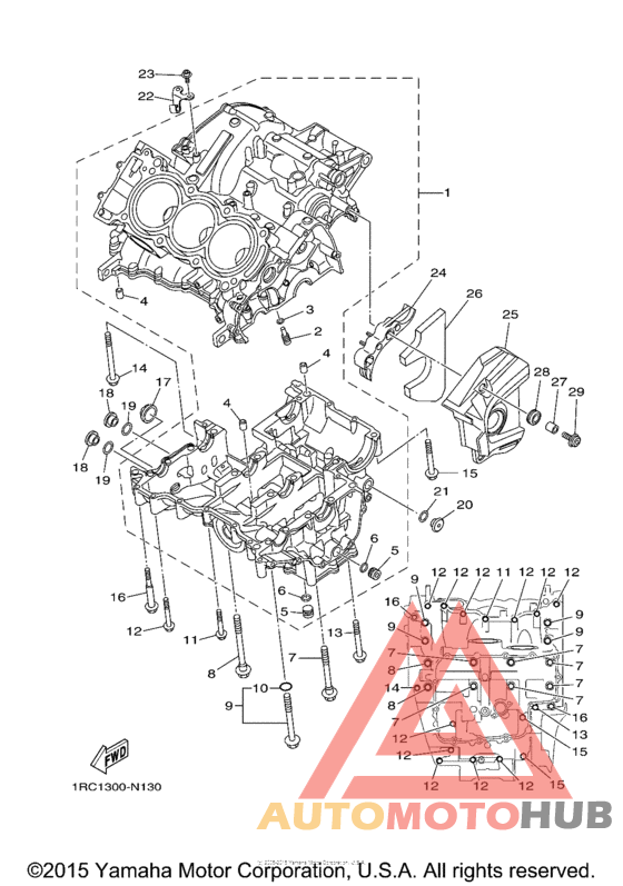 Картер двигателя