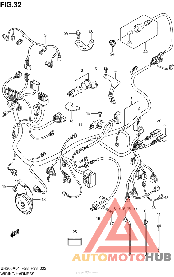 Wiring Harness (Uh200Al4 P33)