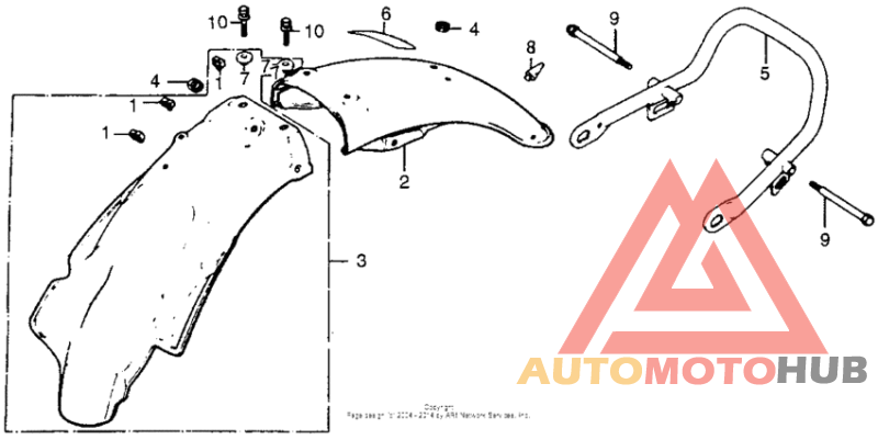 Задний бампер