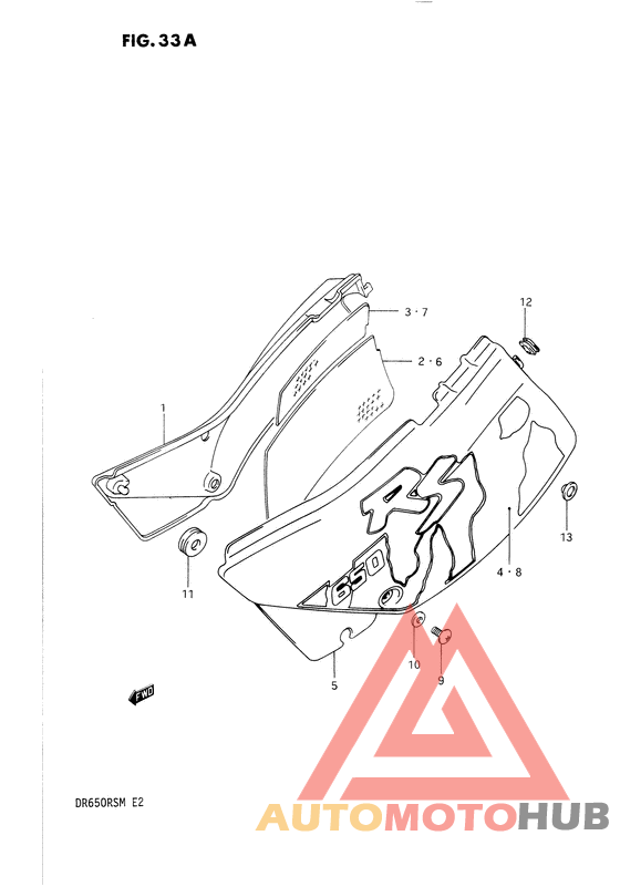 Обтекатель задний