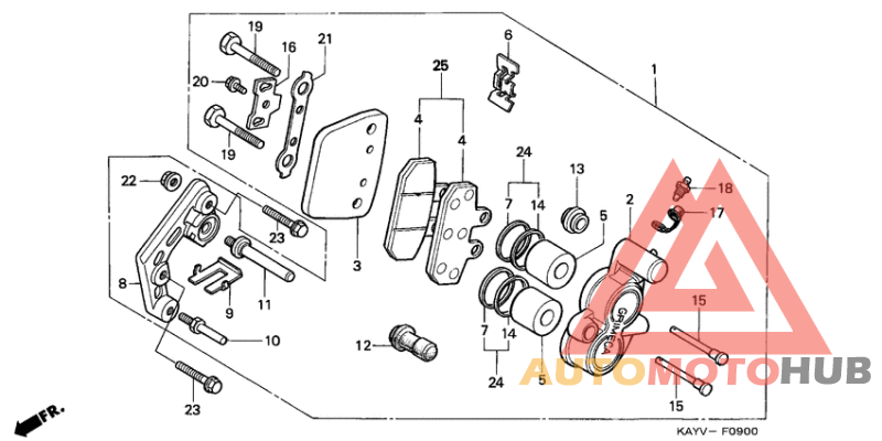 Передний суппорт