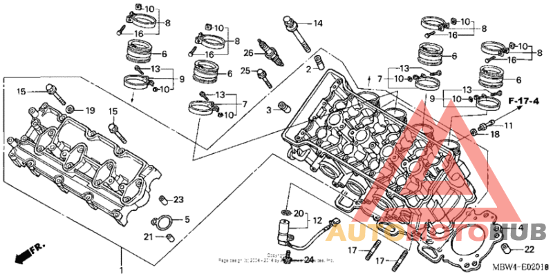 Cylinder head ('01-'06)