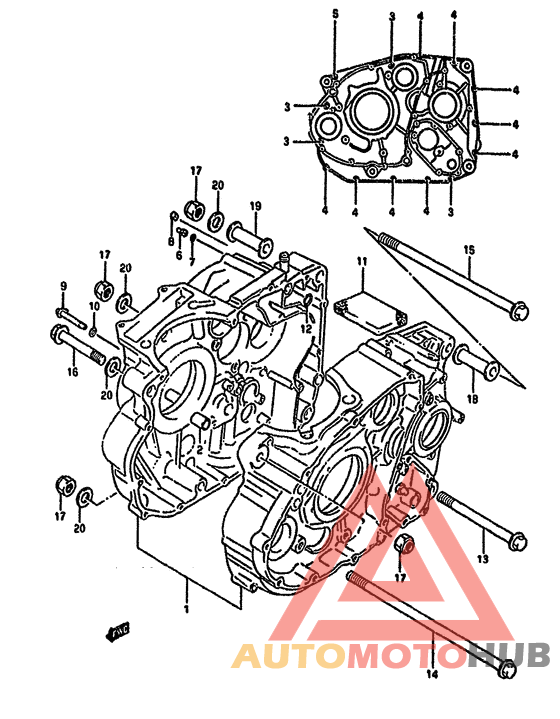 Картер двигателя