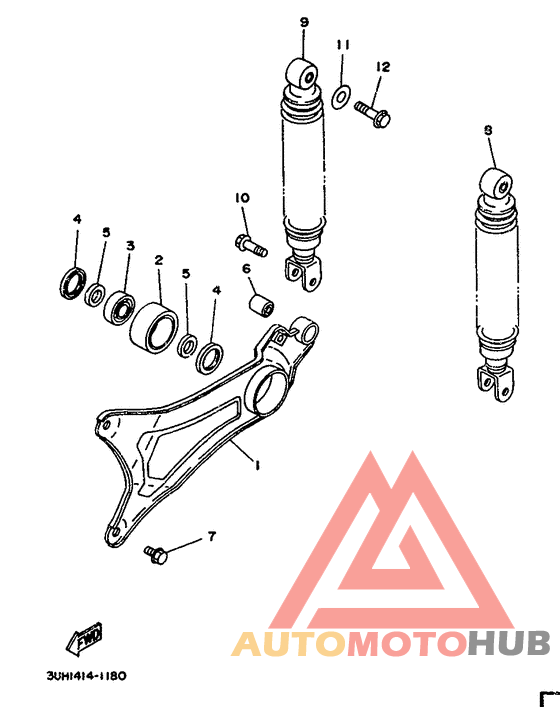 Rear arm. suspension