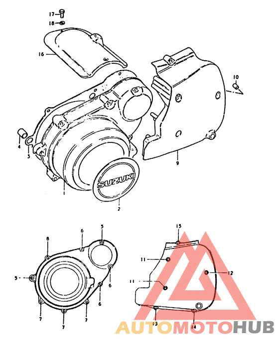 Crankcase lh cover