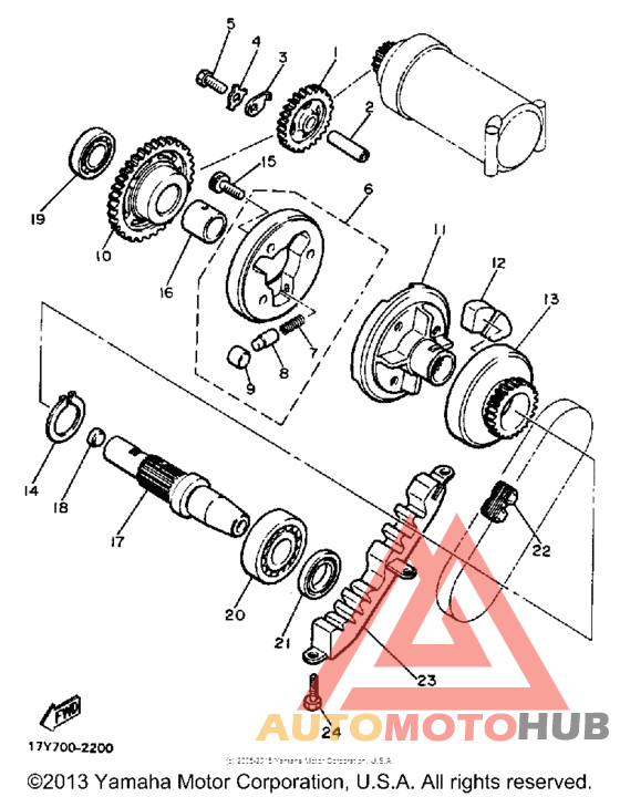 Муфта стартера