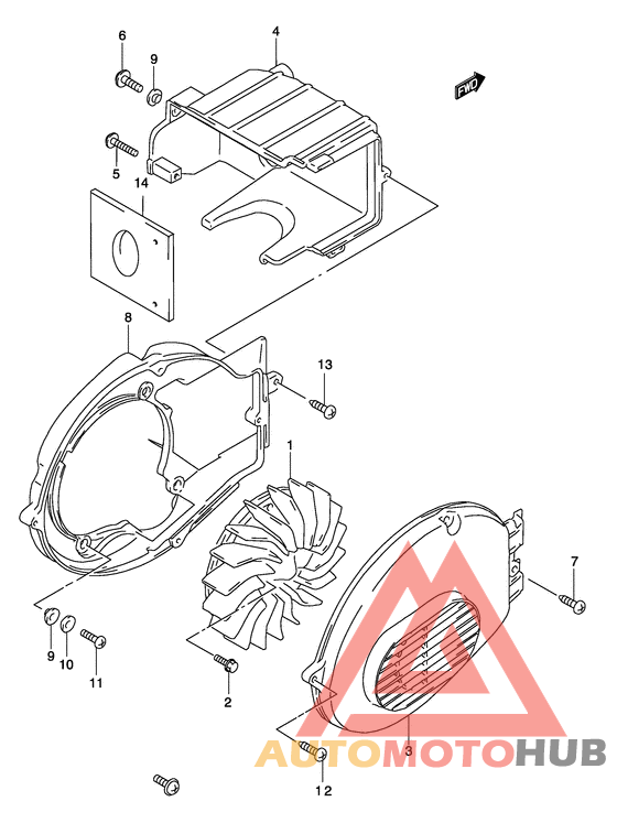 Вентилятор охлаждения