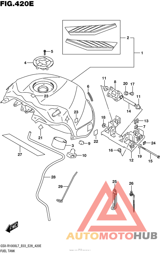 Fuel Tank (Gsx-R1000L7 E33) (Ysf)