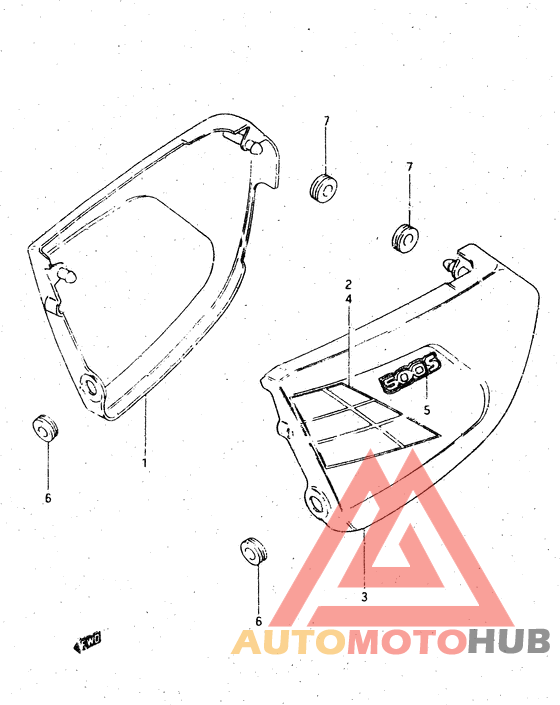 Обтекатель задний
