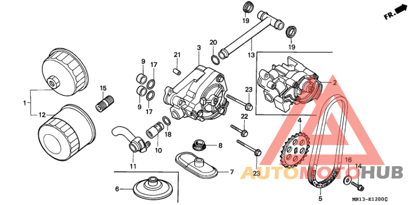 Oil filter/oil pump