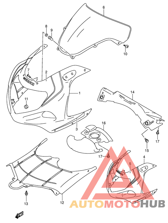 Cowling body