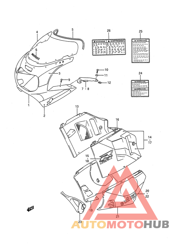 Cowling body