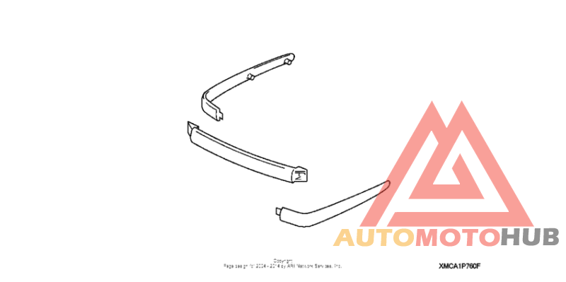 Trunk molding kit (chrome)