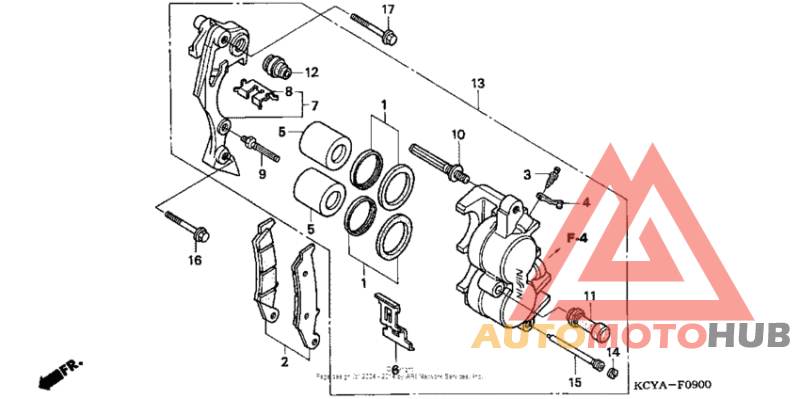 Передний суппорт