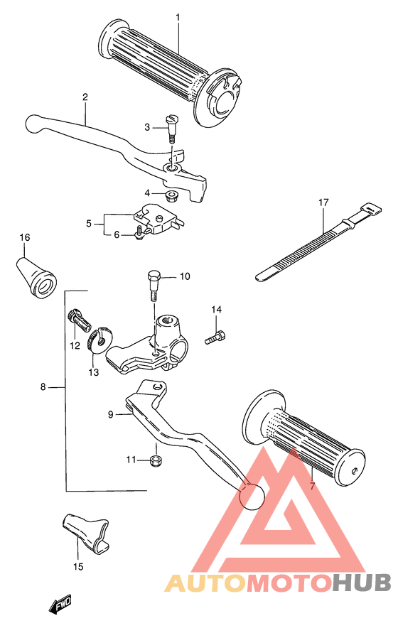 Рулевой рычаг