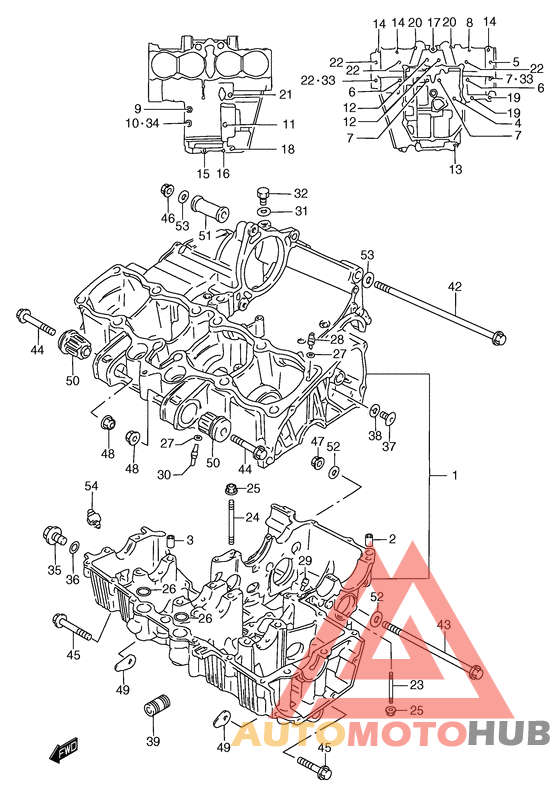 Картер двигателя