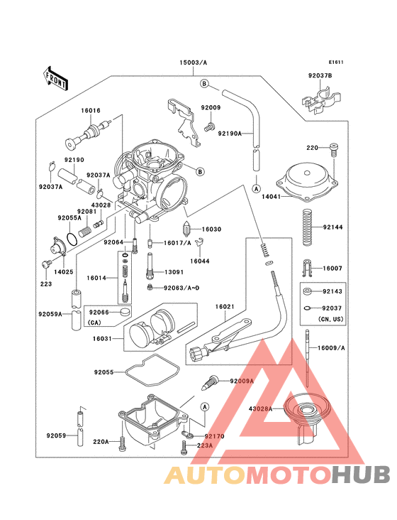 Carburetor assy